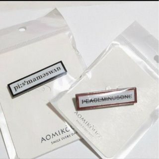 ピースマイナスワン(PEACEMINUSONE)の☮️G-DRAGON PEACEMINUSONE ピンバッジ②セット☮️ ジヨン(バッジ/ピンバッジ)