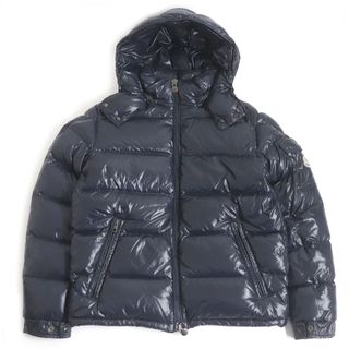 モンクレール(MONCLER)の極美品 MONCLER モンクレール MAYA GIUBBOTTO ロゴワッペン WZIP パフィージャケット ダウンジャケット ネイビー 2 メンズ(ダウンジャケット)