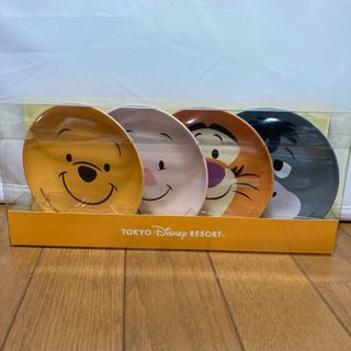 ディズニー(Disney)のディズニー　ミニプレート4枚セット　くまのぷーさん(食器)