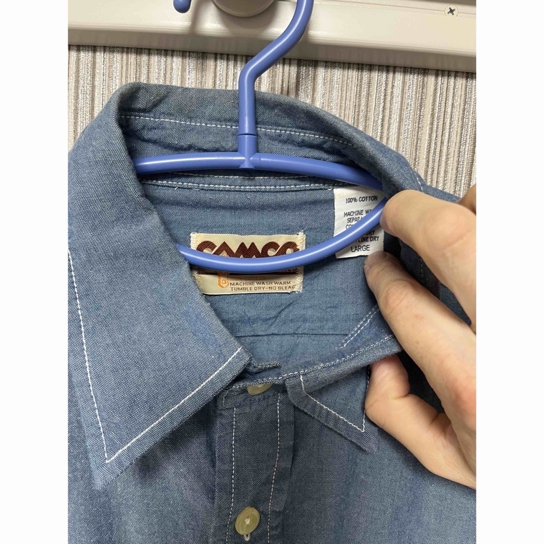 camco(カムコ)のCAMCO シャンブレーシャツ メンズのトップス(シャツ)の商品写真