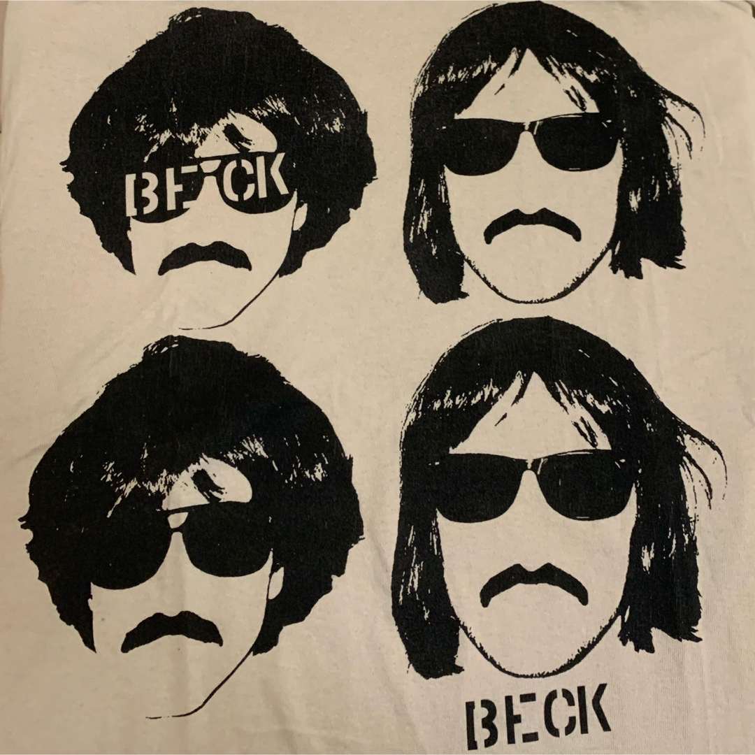 GILDAN(ギルタン)のBECK ベック ミュージシャンTシャツ バンドTシャツ ベージュ系 ギルダン メンズのトップス(Tシャツ/カットソー(半袖/袖なし))の商品写真