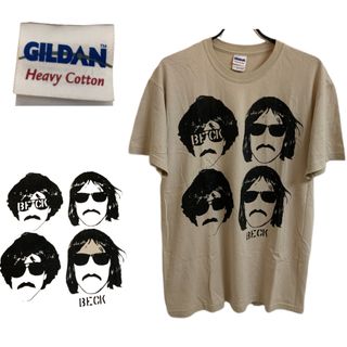 ギルタン(GILDAN)のBECK ベック ミュージシャンTシャツ バンドTシャツ ベージュ系 ギルダン(Tシャツ/カットソー(半袖/袖なし))