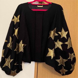 ダイアンフォンファステンバーグ(DIANE von FURSTENBERG)のYUKI着用　ダイアンフォンファステンバーグ ジャケット 星柄(ノーカラージャケット)