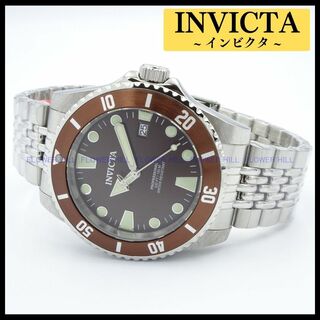 インビクタ(INVICTA)のINVICTA 腕時計 自動巻き PRO DIVER 33504 ブラウン(腕時計(アナログ))