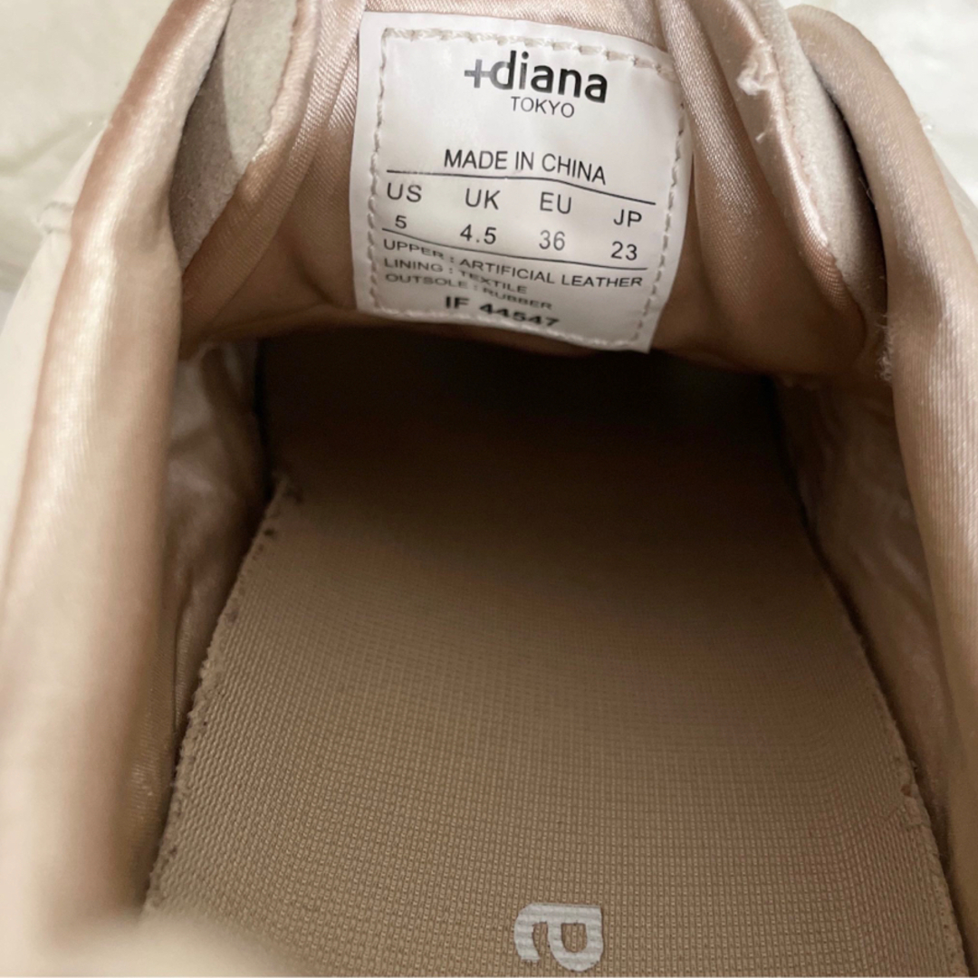 DIANA(ダイアナ)の+diana プラスダイアナ　グリッタースニーカー 厚底 ピンク23.0 レディースの靴/シューズ(スニーカー)の商品写真