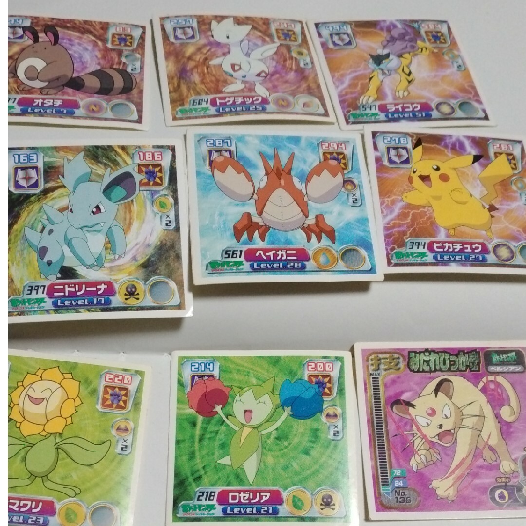 ポケモンシール　9枚 エンタメ/ホビーのおもちゃ/ぬいぐるみ(キャラクターグッズ)の商品写真