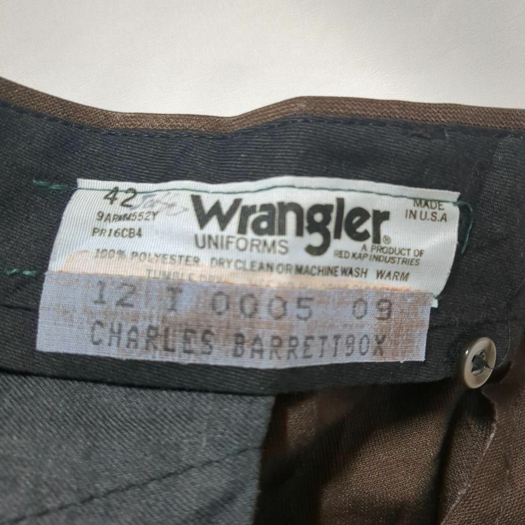 Wrangler(ラングラー)のWranglerW42ワイドスラックスパンツ　USA製ヴィンテージ　XL 9 メンズのパンツ(スラックス)の商品写真