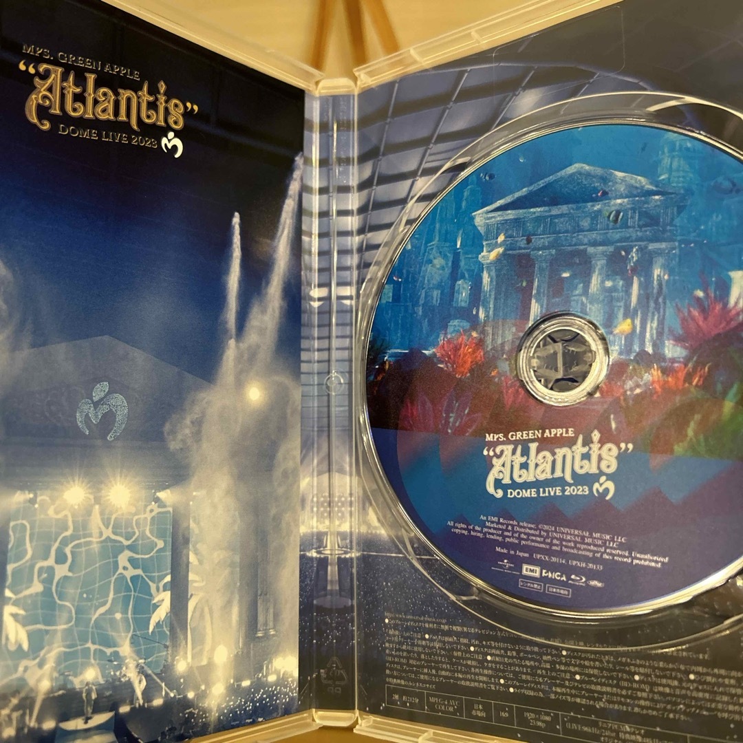 DOME　LIVE　2023“Atlantis” Blu-ray エンタメ/ホビーのDVD/ブルーレイ(ミュージック)の商品写真