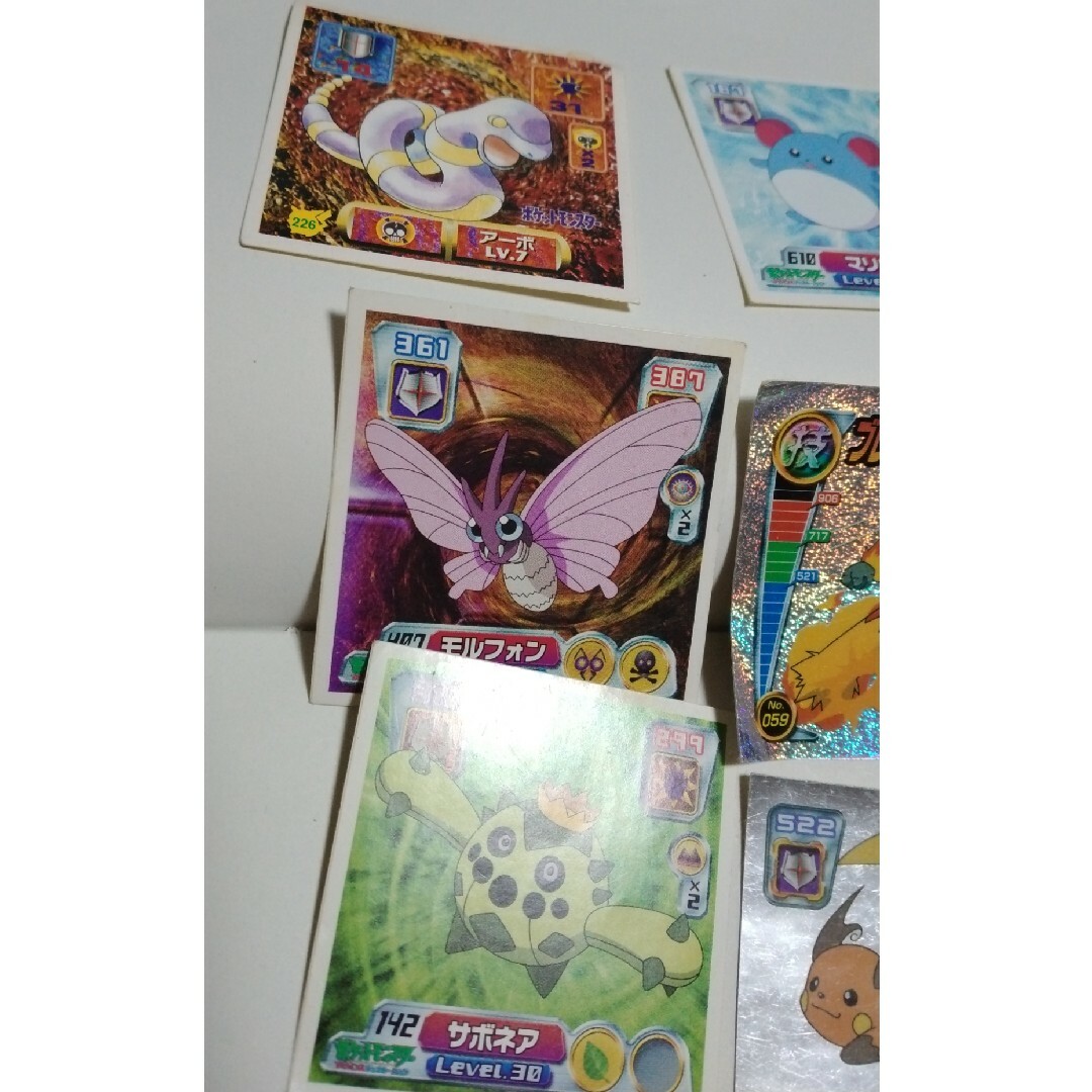 ポケモンシール　9枚　難あり エンタメ/ホビーのおもちゃ/ぬいぐるみ(キャラクターグッズ)の商品写真