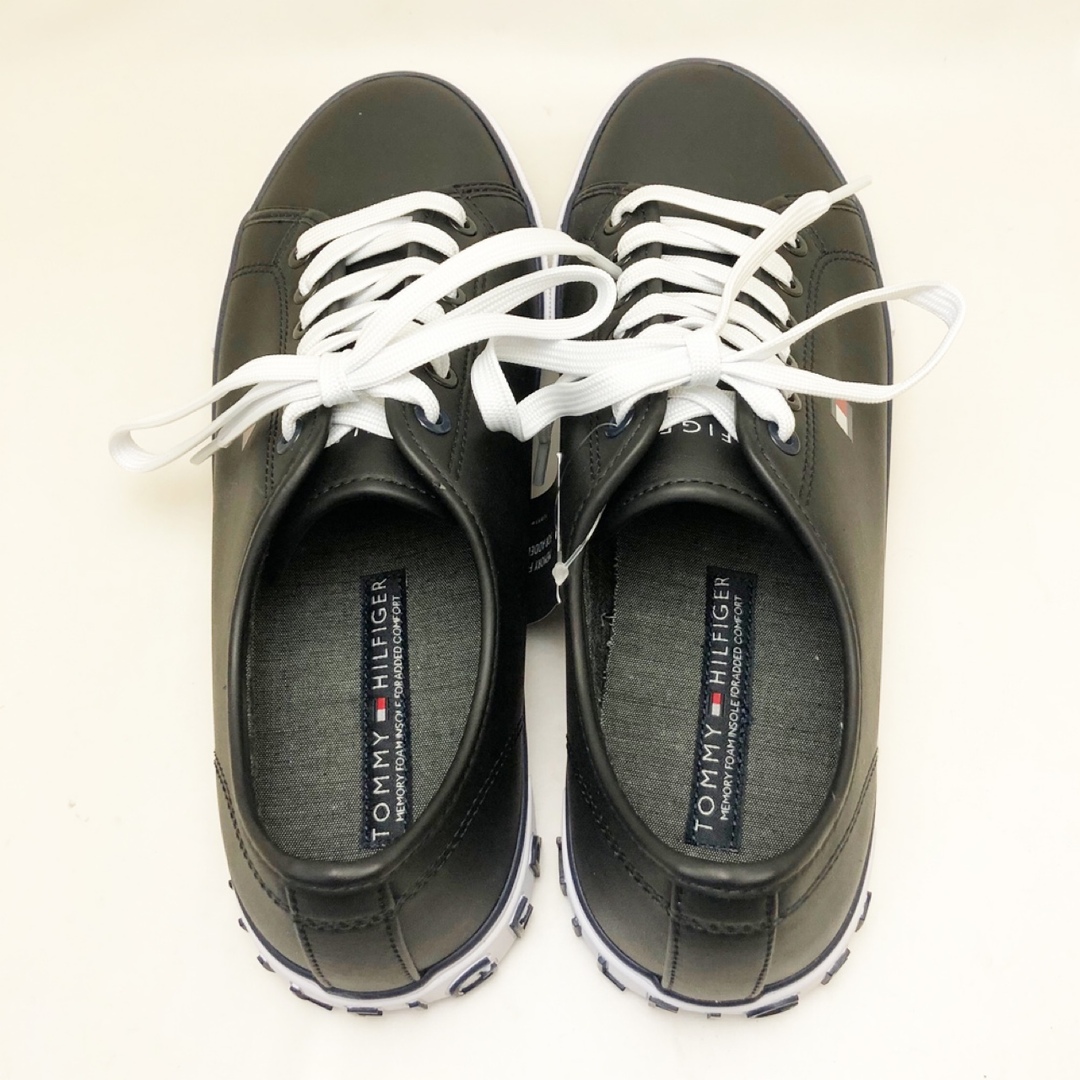 TOMMY HILFIGER(トミーヒルフィガー)の新品 トミーヒルフィガー スニーカー RADAM ブラック 28.5cm メンズの靴/シューズ(スニーカー)の商品写真