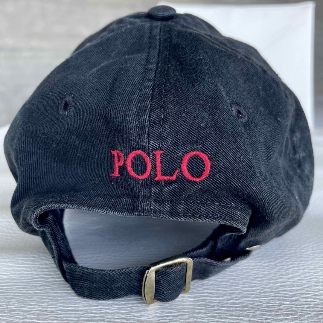 POLO RALPH LAUREN(ポロラルフローレン)のポロ　ラルフローレン　キャップ　ブラック メンズの帽子(キャップ)の商品写真