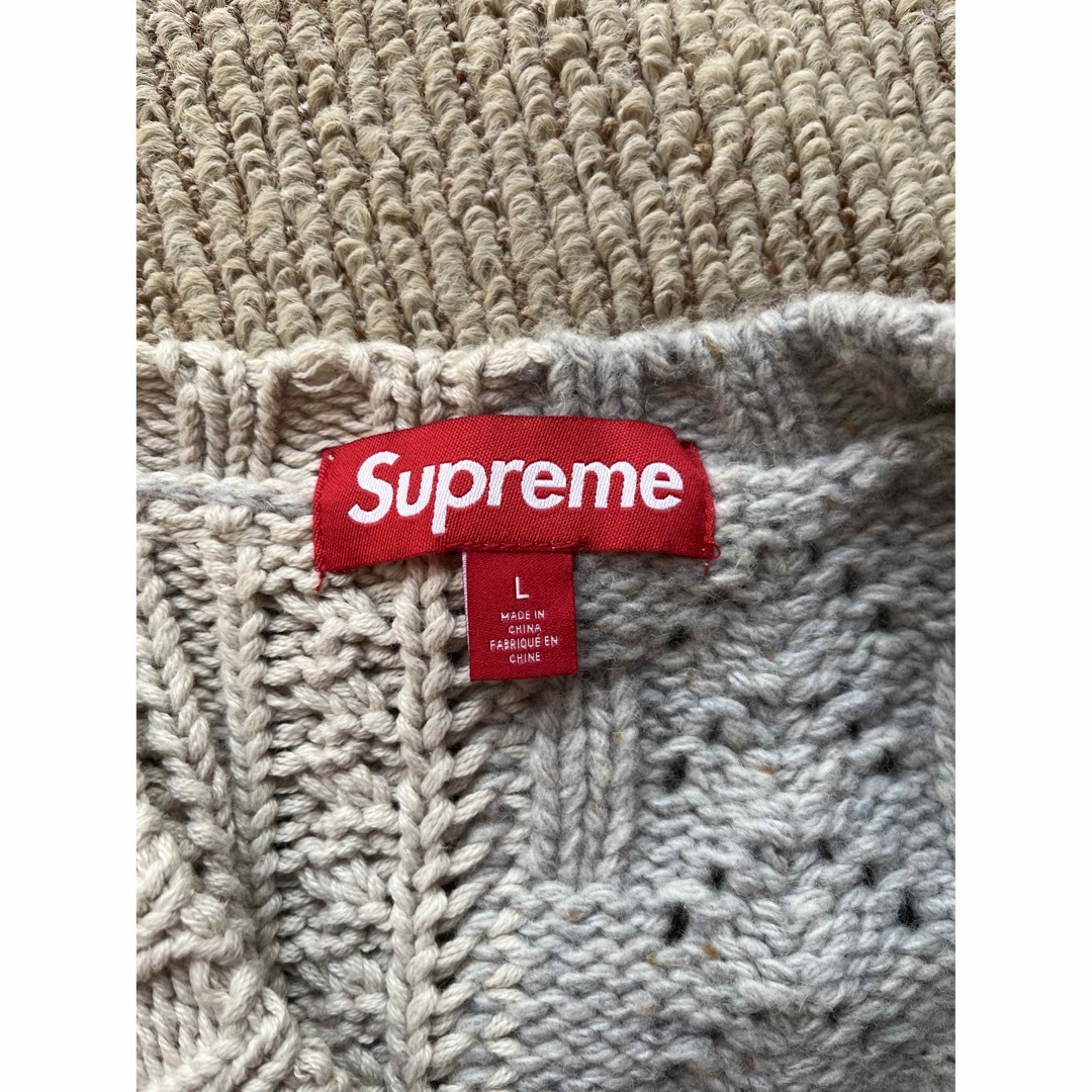 Supreme(シュプリーム)のSUPREME - Patchwork Cable Knit Cardigan メンズのトップス(カーディガン)の商品写真