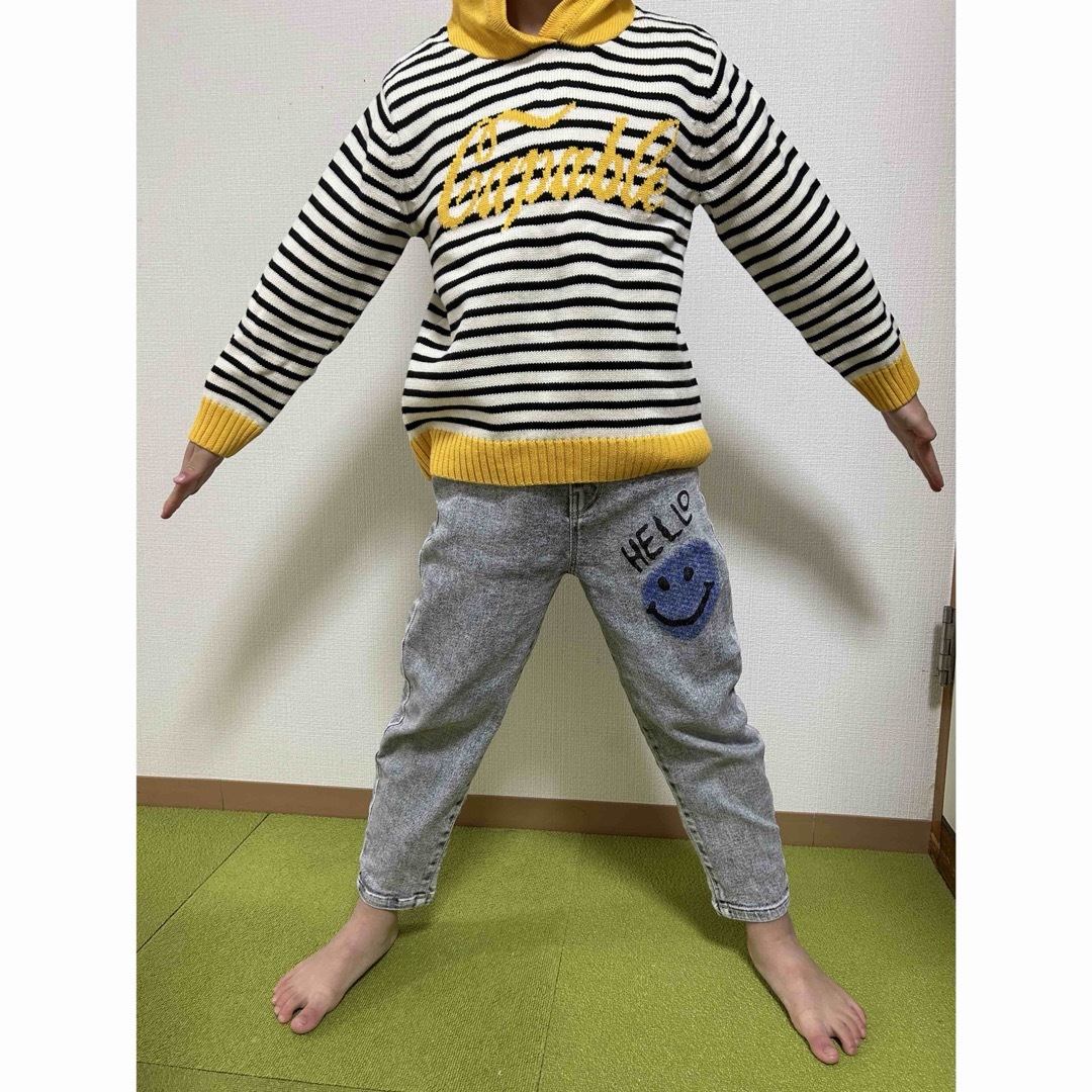 キッズ　ニットトップス　3種 キッズ/ベビー/マタニティのキッズ服男の子用(90cm~)(ニット)の商品写真