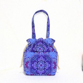 ヴェラブラッドリー(Vera Bradley)の◆ヴェラブラッドリー◆Vera Bradley【L◆外ポケ②持ち手付き巾着バッグ(バッグ)