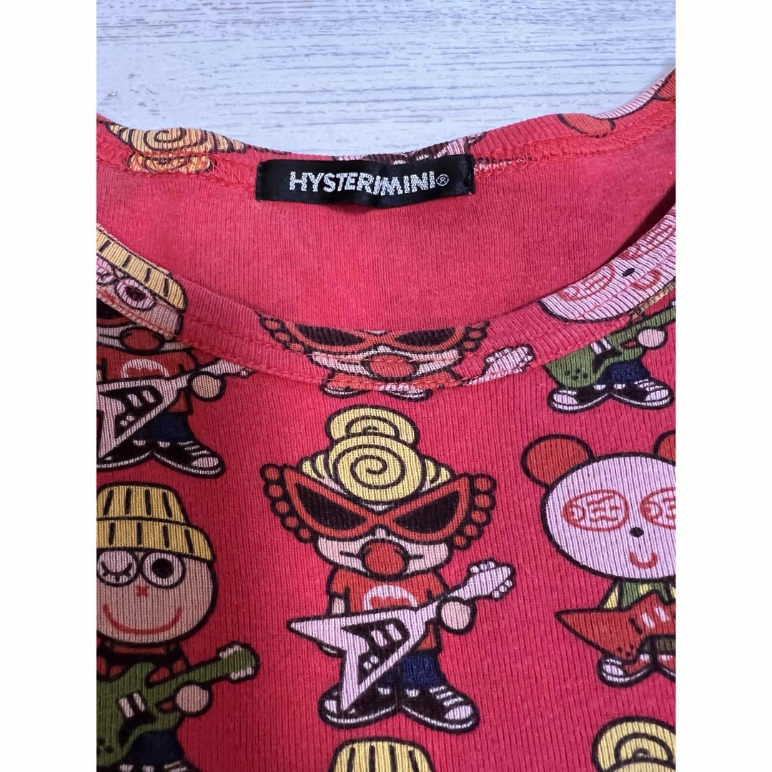 HYSTERIC MINI(ヒステリックミニ)のヒステリックミニ　ミニちゃん総柄長袖Tシャツ140 キッズ/ベビー/マタニティのキッズ服女の子用(90cm~)(Tシャツ/カットソー)の商品写真