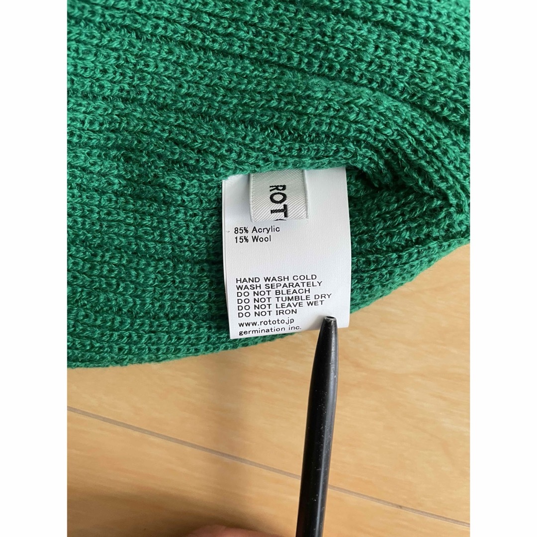 ROTOTO(ロトト)のROTOTO   COZY CHUNKY BEANIE メンズの帽子(ニット帽/ビーニー)の商品写真