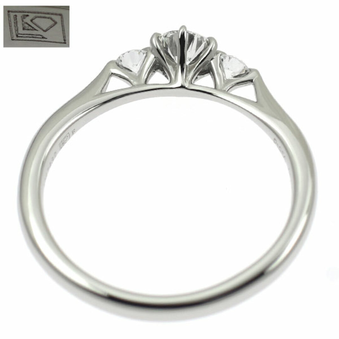 ラザールキャプラン Pt950 ダイヤモンド リング 0.20ct G SI1 D0.07ct レディースのアクセサリー(リング(指輪))の商品写真
