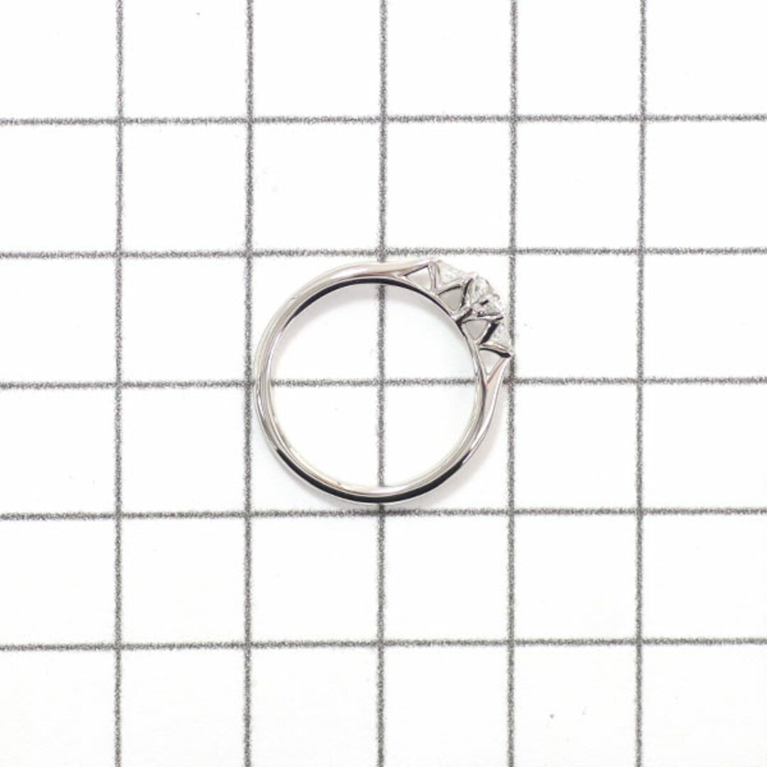 ラザールキャプラン Pt950 ダイヤモンド リング 0.20ct G SI1 D0.07ct レディースのアクセサリー(リング(指輪))の商品写真