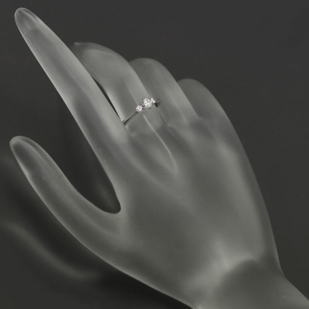 ラザールキャプラン Pt950 ダイヤモンド リング 0.20ct G SI1 D0.07ct レディースのアクセサリー(リング(指輪))の商品写真
