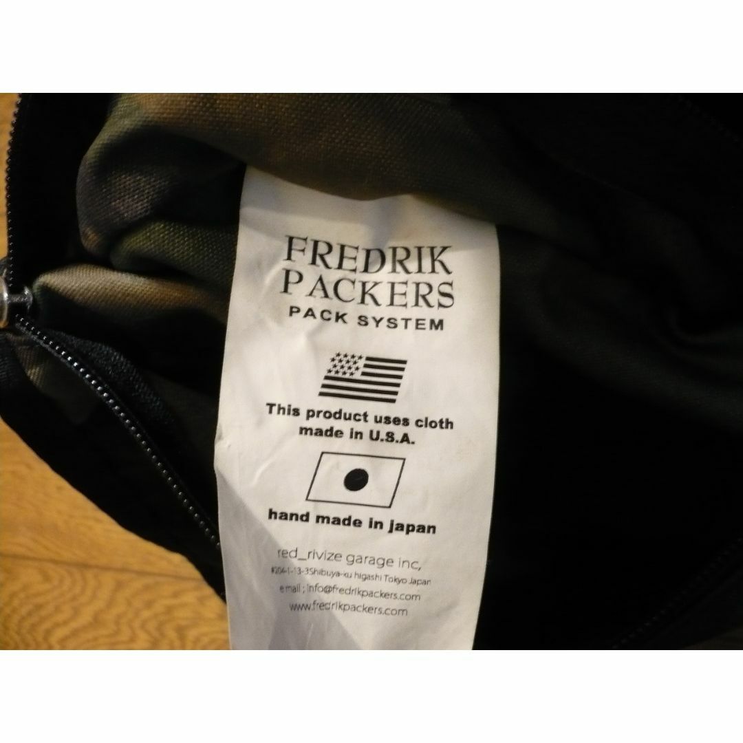 FREDRIK PACKERS(フレドリックパッカーズ)の送料込 美品★FREDRIK PACKERS リュック★フレドリックパッカーズ メンズのバッグ(バッグパック/リュック)の商品写真