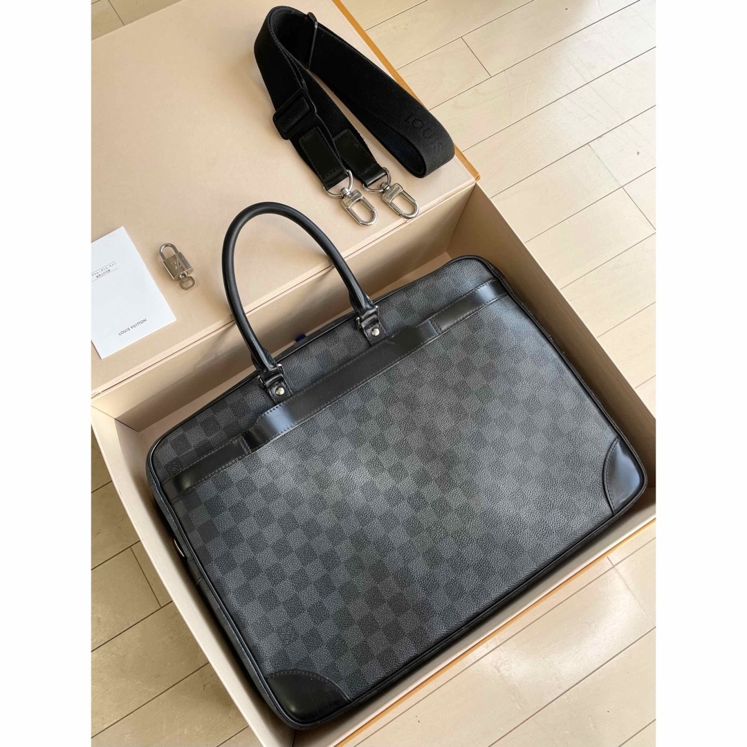 LOUIS VUITTON(ルイヴィトン)のLouis Vuitton PDV GM ダミエグラフィット ビジネスバッグ メンズのバッグ(ビジネスバッグ)の商品写真