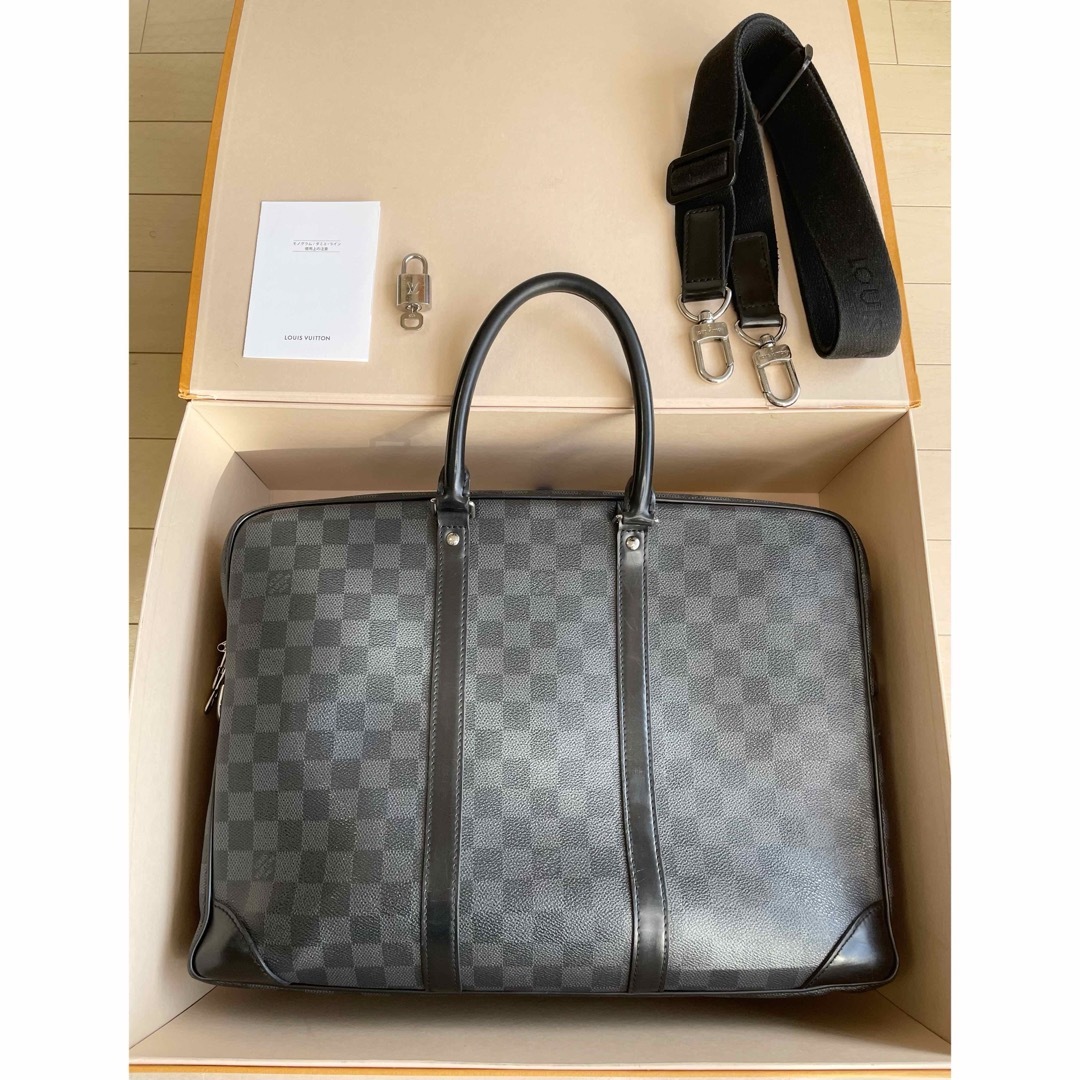 Louis Vuitton PDV GM ダミエグラフィット ビジネスバッグ