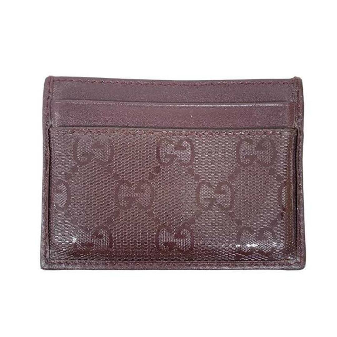 Gucci(グッチ)のグッチ GUCCI GGインプリメ カードケース ボルドー 224125 メンズのファッション小物(名刺入れ/定期入れ)の商品写真