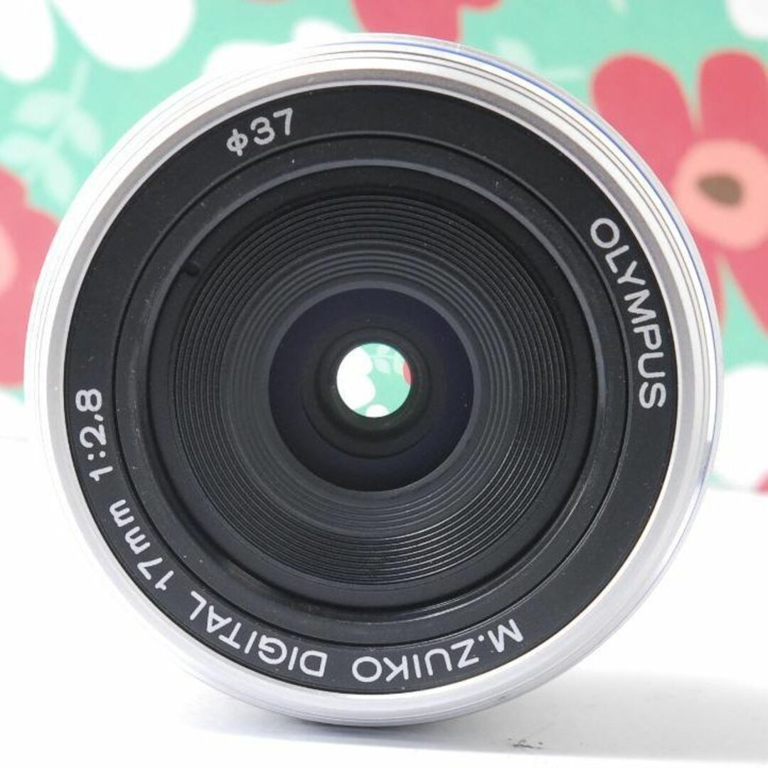 OLYMPUS(オリンパス)の❤極上美品❤️大人気単焦点パンケーキレンズ❤️オリンパス 17mm F2.8❤ スマホ/家電/カメラのカメラ(ミラーレス一眼)の商品写真