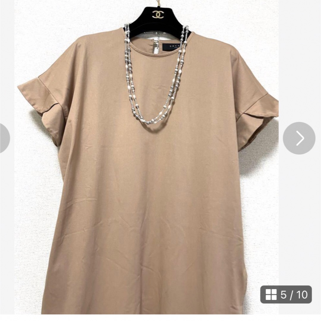 SACRA - 美品♡ サクラSACRA ワンピース♡サイズ38 キャメル♡の通販 SACRA - 美品♡ サクラSACRA ワンピース♡サイズ38 キャメル♡の通販