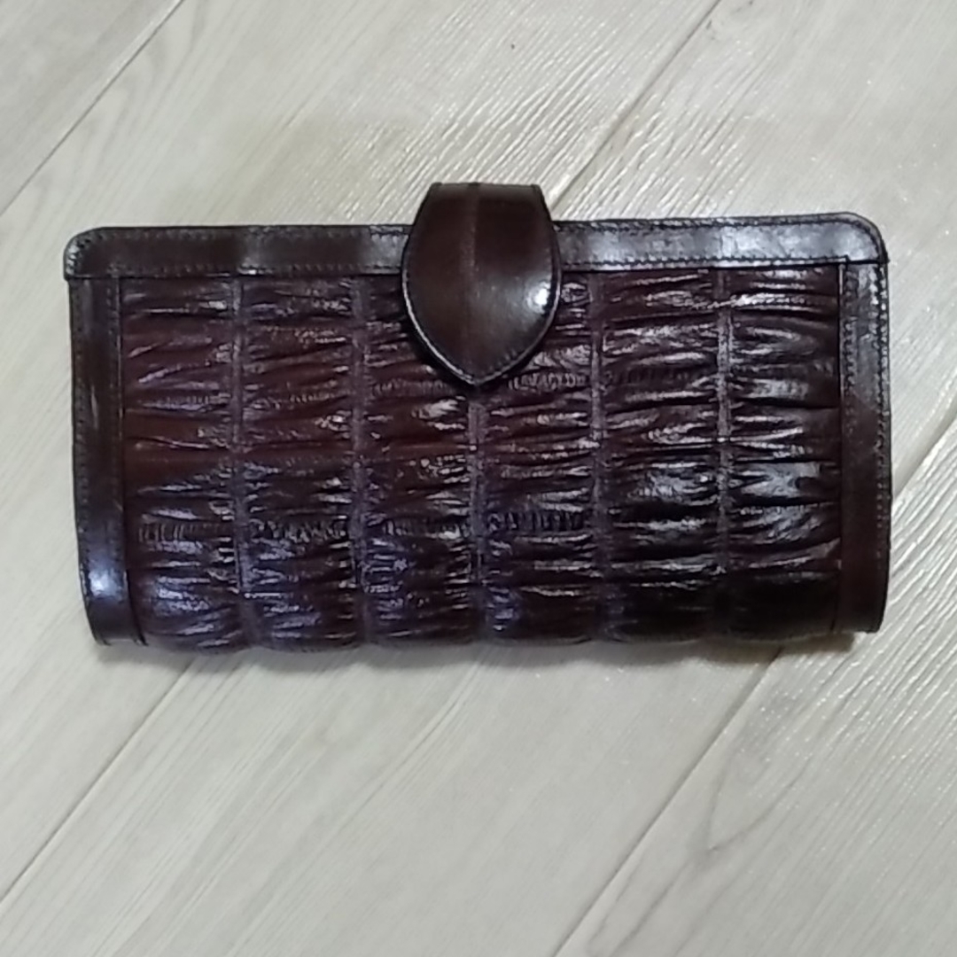 長財布　レディース　うなぎの皮　イールスキン レディースのファッション小物(財布)の商品写真