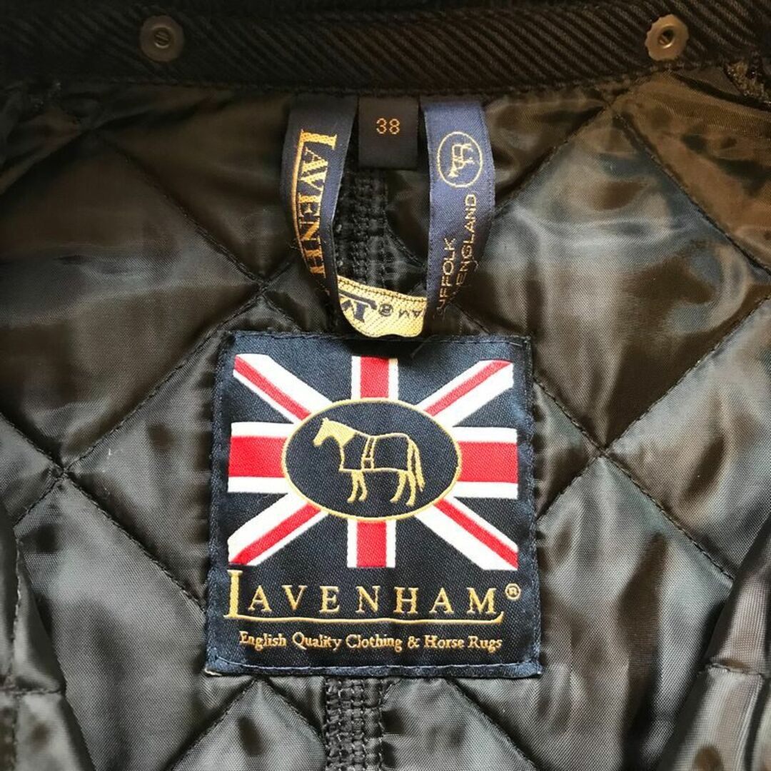 LAVENHAM(ラベンハム)のLAVENHAM ラベンハム HALSTEAD フード キルティングジャケット レディースのジャケット/アウター(ロングコート)の商品写真