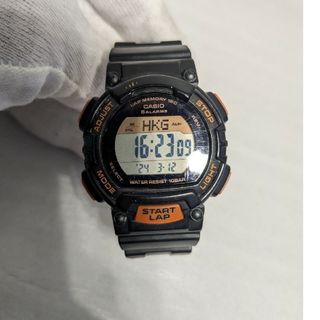 カシオ(CASIO)のカシオCASIO、腕時計、スポーツギア 、ブラック×オレンジ、STL-S300H(腕時計)