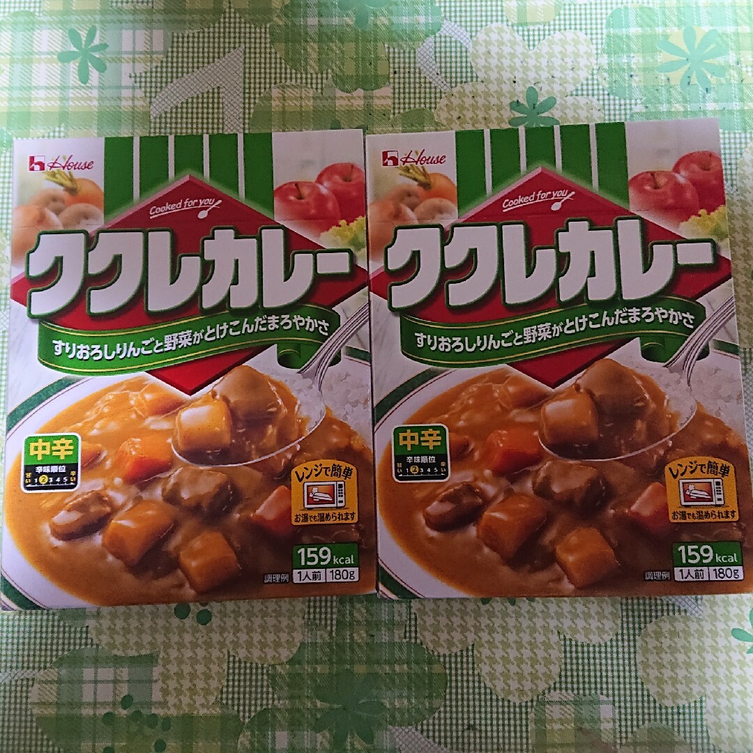 ハウス食品(ハウスショクヒン)のハウス ククレカレー 中辛(180g) 食品/飲料/酒の食品(その他)の商品写真