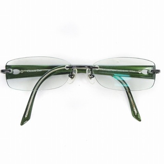 クリスチャンディオール(Christian Dior)のクリスチャンディオール メガネ 眼鏡 度入り 緑 52□16 140 ■SM1(その他)