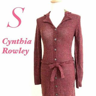 シンシアローリー(Cynthia Rowley)のcynthia シンシア・ローリー S カーディガン ミックスニット リボン(カーディガン)