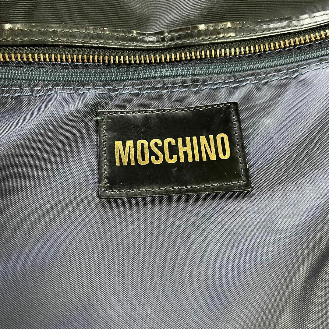 MOSCHINO(モスキーノ)のMOSCHINO ボストンバッグ 2way 旅行用 大きめ ブラック ショルダー メンズのバッグ(ボストンバッグ)の商品写真