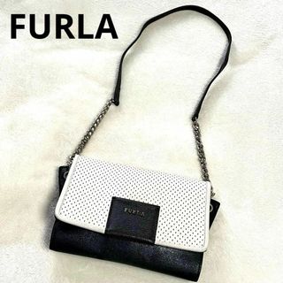 フルラ(Furla)のFURLA ワンショルダーバッグ コンパクト チェーン ポシェット カーフレザー(ショルダーバッグ)