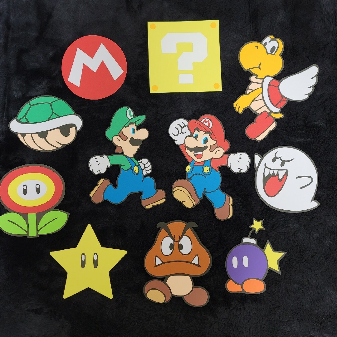 マリオ壁面　7　+文字 ハンドメイドのハンドメイド その他(その他)の商品写真