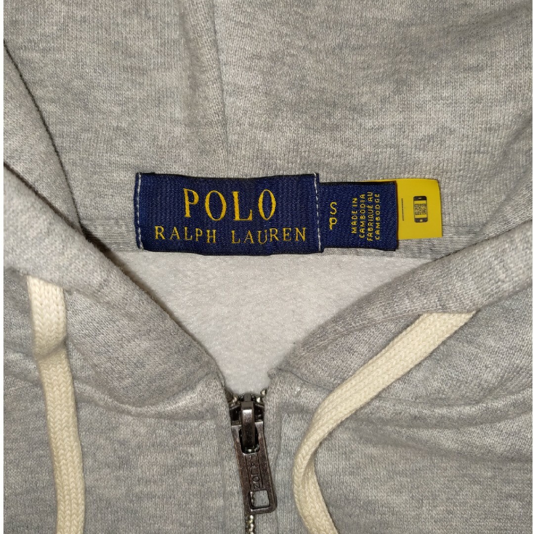 POLO RALPH LAUREN(ポロラルフローレン)の今季新作モデル！ ポロ・ラルフローレン フルジップ パーカー 裏起毛 美品！ メンズのトップス(パーカー)の商品写真