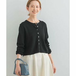 アーバンリサーチロッソ(URBAN RESEARCH ROSSO)の【black】UVカット クロップドカーディガン(カーディガン)