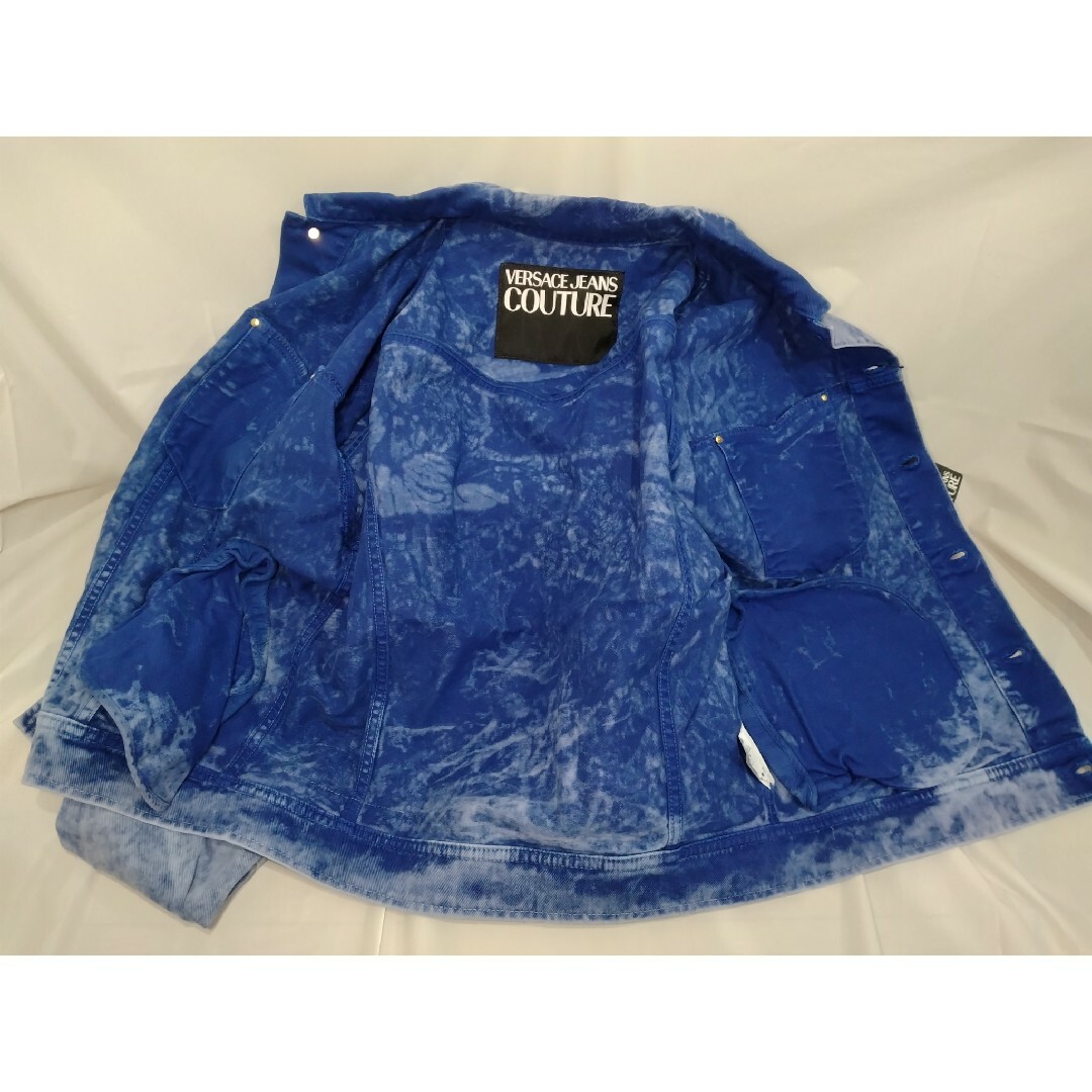 【最終セール中】 VERSACE JEANS COUTURE デニムジャケット メンズのジャケット/アウター(Gジャン/デニムジャケット)の商品写真