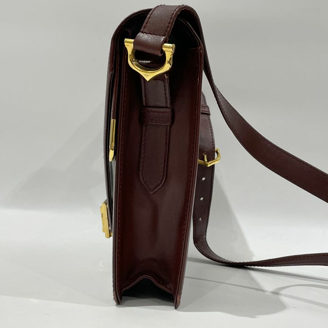 Cartier(カルティエ)のCARTIER ショルダーバッグ マストライン ダブルフラップ 斜め掛け レザー レディースのバッグ(ショルダーバッグ)の商品写真