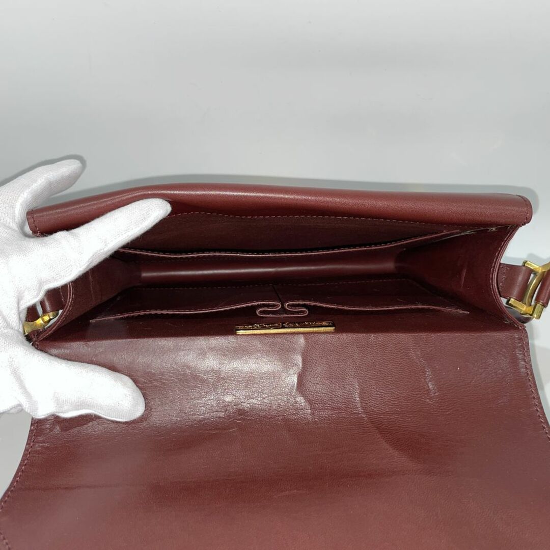 Cartier(カルティエ)のCARTIER ショルダーバッグ マストライン ダブルフラップ 斜め掛け レザー レディースのバッグ(ショルダーバッグ)の商品写真