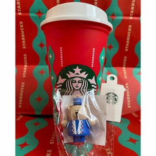 スターバックスコーヒー(Starbucks Coffee)のホリデー2022リユーザブルカップ専用ドリンクホールキャップベアリスタナット(タンブラー)