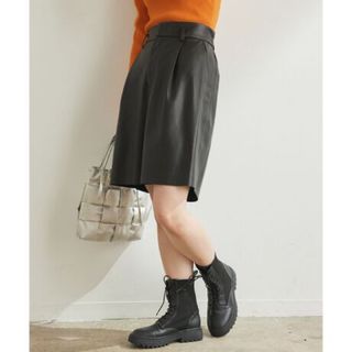 ヴィス(ViS)のVIS  ハーフパンツ  フェイクレザー　ZARA  H&M  ユニクロ  GU(ハーフパンツ)