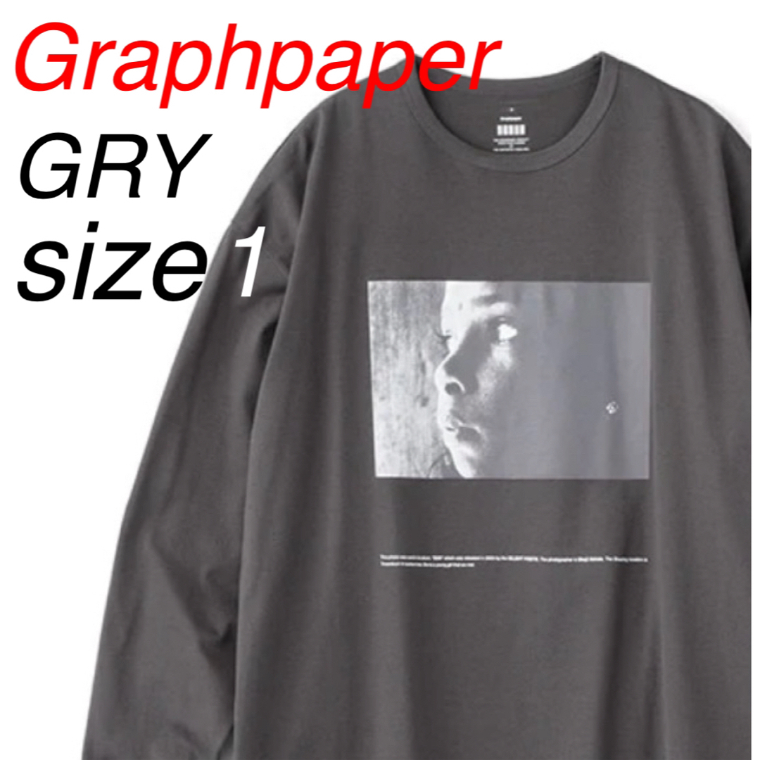 Graphpaper グラフペーパー 長袖 Tシャツ PMD プリント ロンT