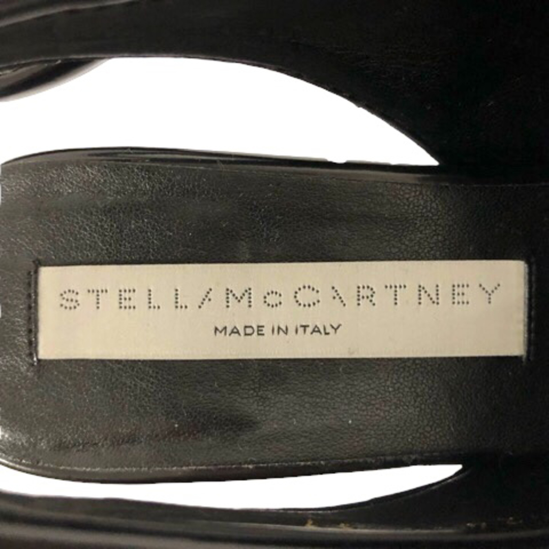 Stella McCartney(ステラマッカートニー)のステラマッカートニー パンプス バックバンド ピンヒール エナメル 37 黒 レディースの靴/シューズ(ハイヒール/パンプス)の商品写真