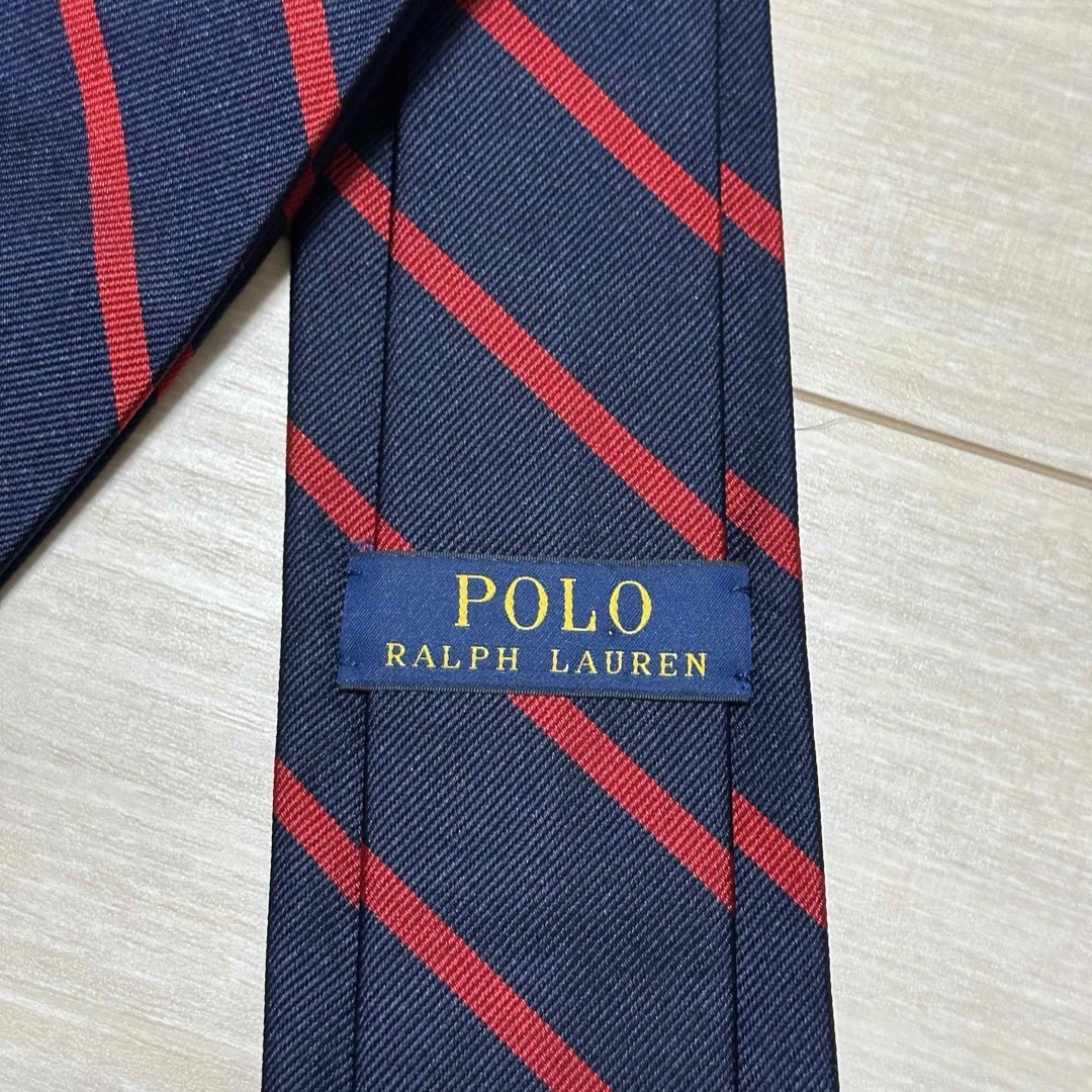 POLO RALPH LAUREN(ポロラルフローレン)の【新品】Polo Ralph Lauren ネクタイ "ネイビー×レッド" メンズのファッション小物(ネクタイ)の商品写真