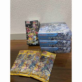 ポケモン(ポケモン)のNo.8 ポケモンカード　引退品！　スノーハザード3 シャイニートレジャー1箱(Box/デッキ/パック)