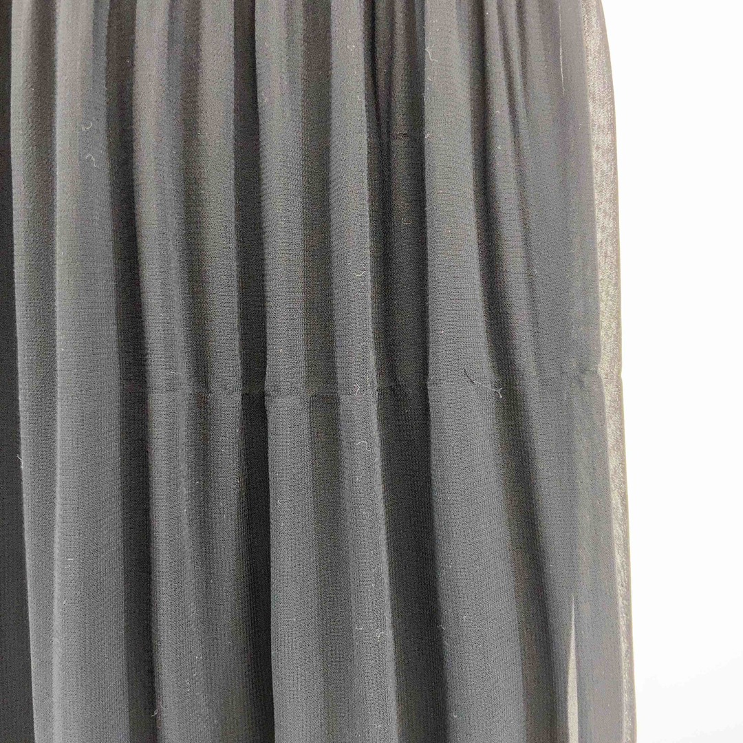 MICHEL KLEIN(ミッシェルクラン)のMICHEL KLEIN ミッシェルクラン レディース プリーツ ひざ丈スカート ブラック レディースのスカート(ひざ丈スカート)の商品写真